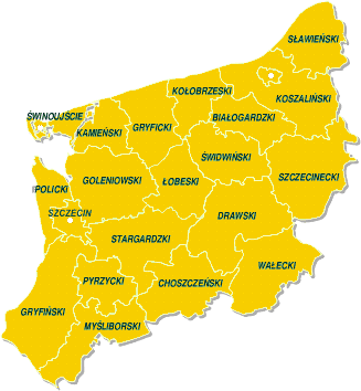 Mapa powiatw